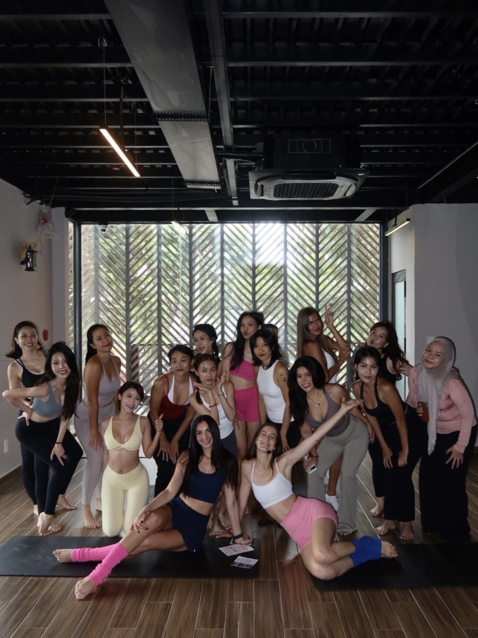 LAM ERA community after a Pilates session