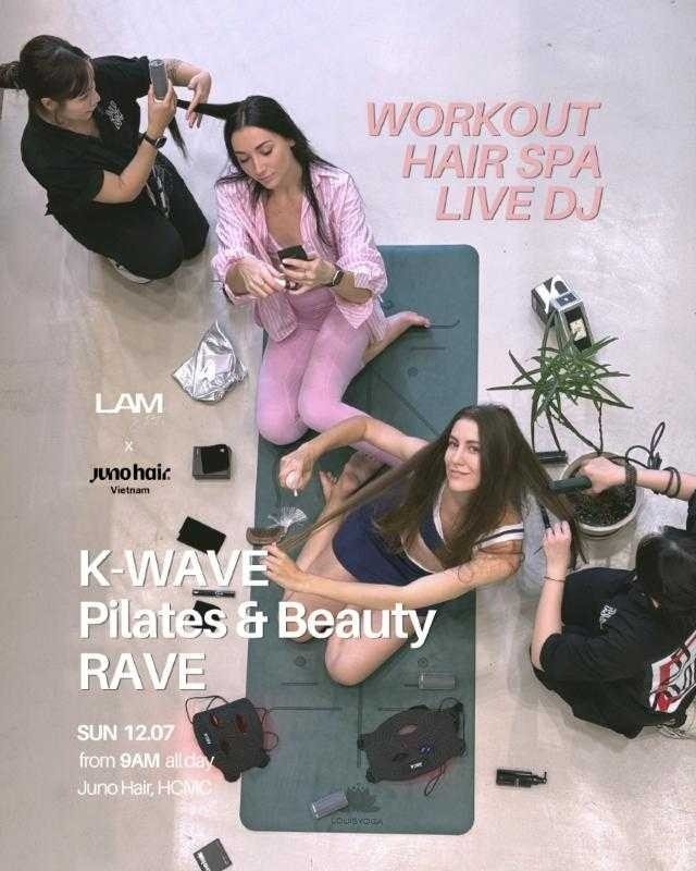 K-Wave Pilates & Beauty Rave poster