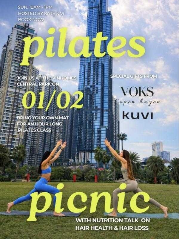 Our first Pilates Picnic poster