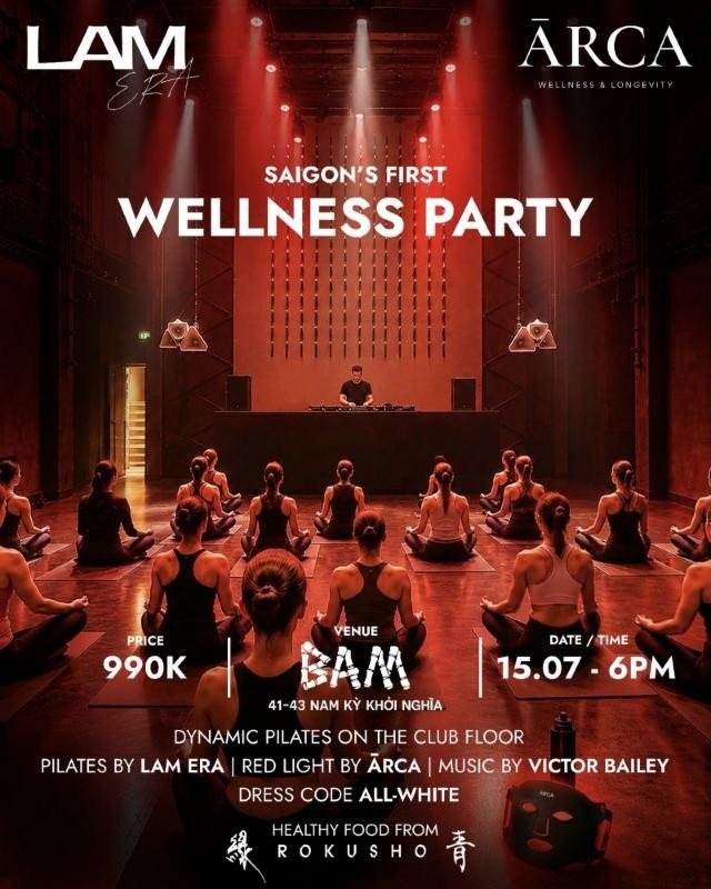 Saigon’s First Wellness Party poster